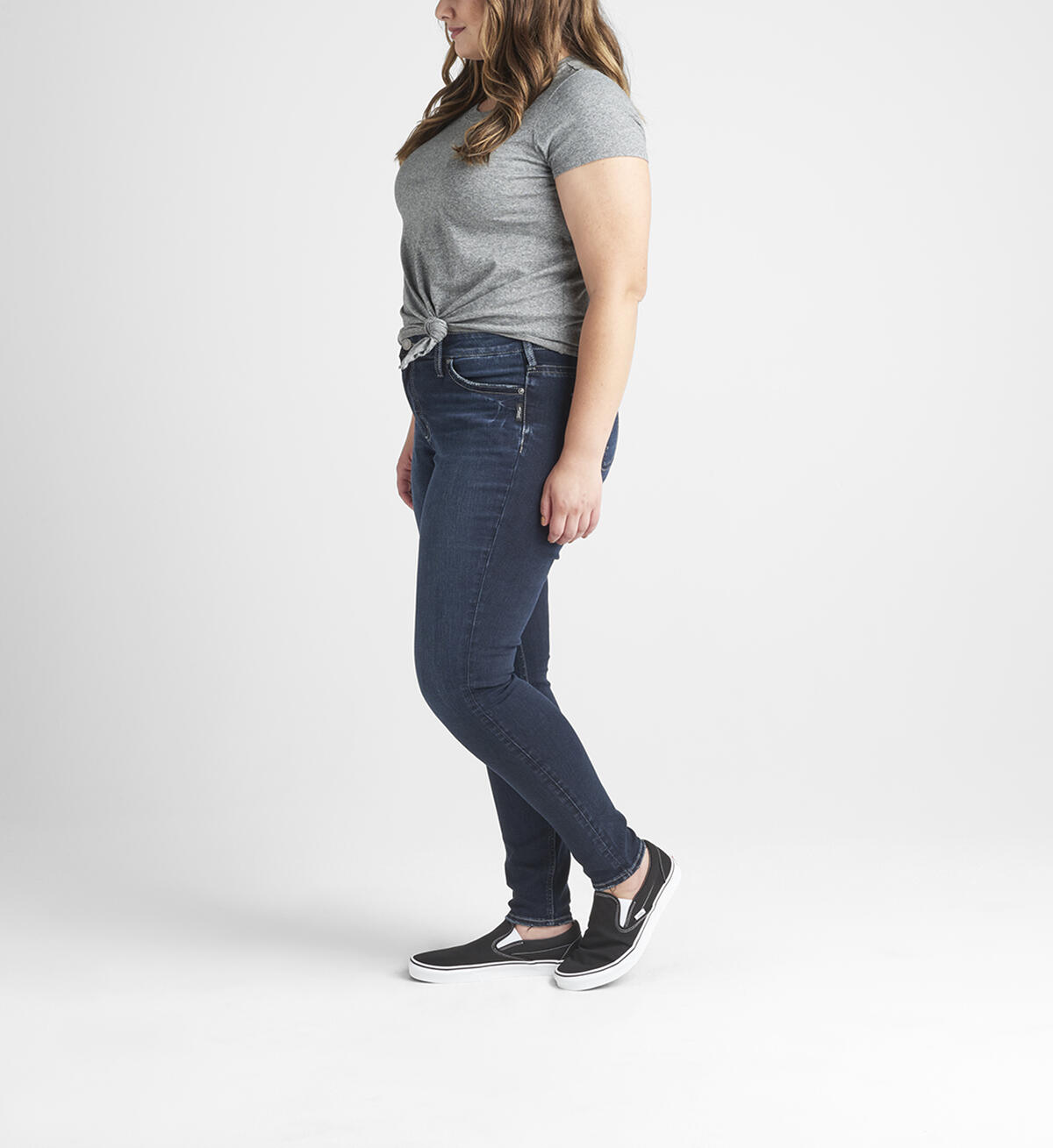 Suki Mid Rise Skinny Jeans Plus Size, , hi-res image number 2