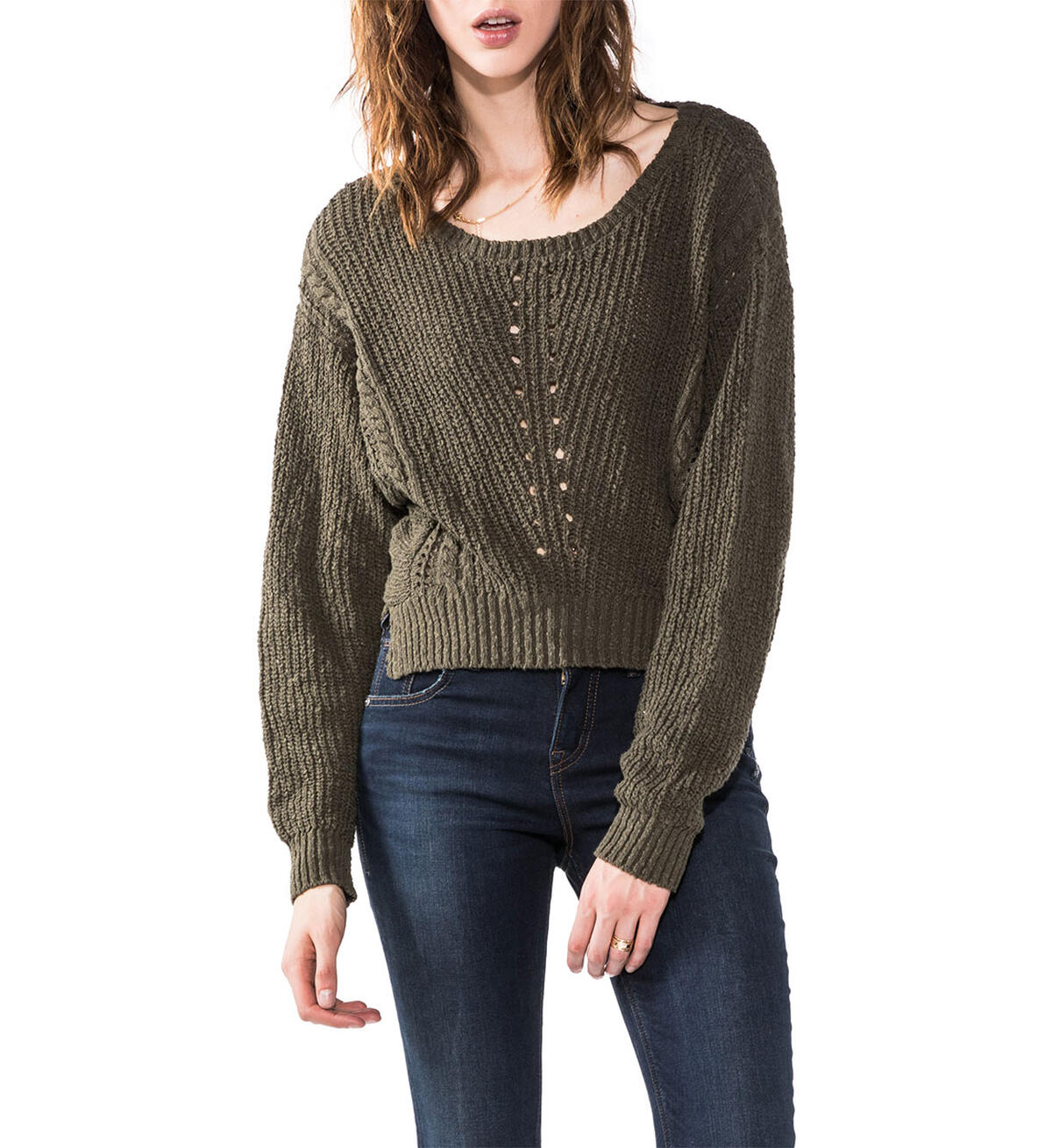 Boxy Sweater Crop, , hi-res image number 0
