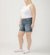 Boyfriend Mid Rise Luxe Stretch Shorts Plus Size, , hi-res image number 4