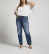 Frisco High Rise Straight Leg Jeans Plus Size, Indigo, hi-res image number 0