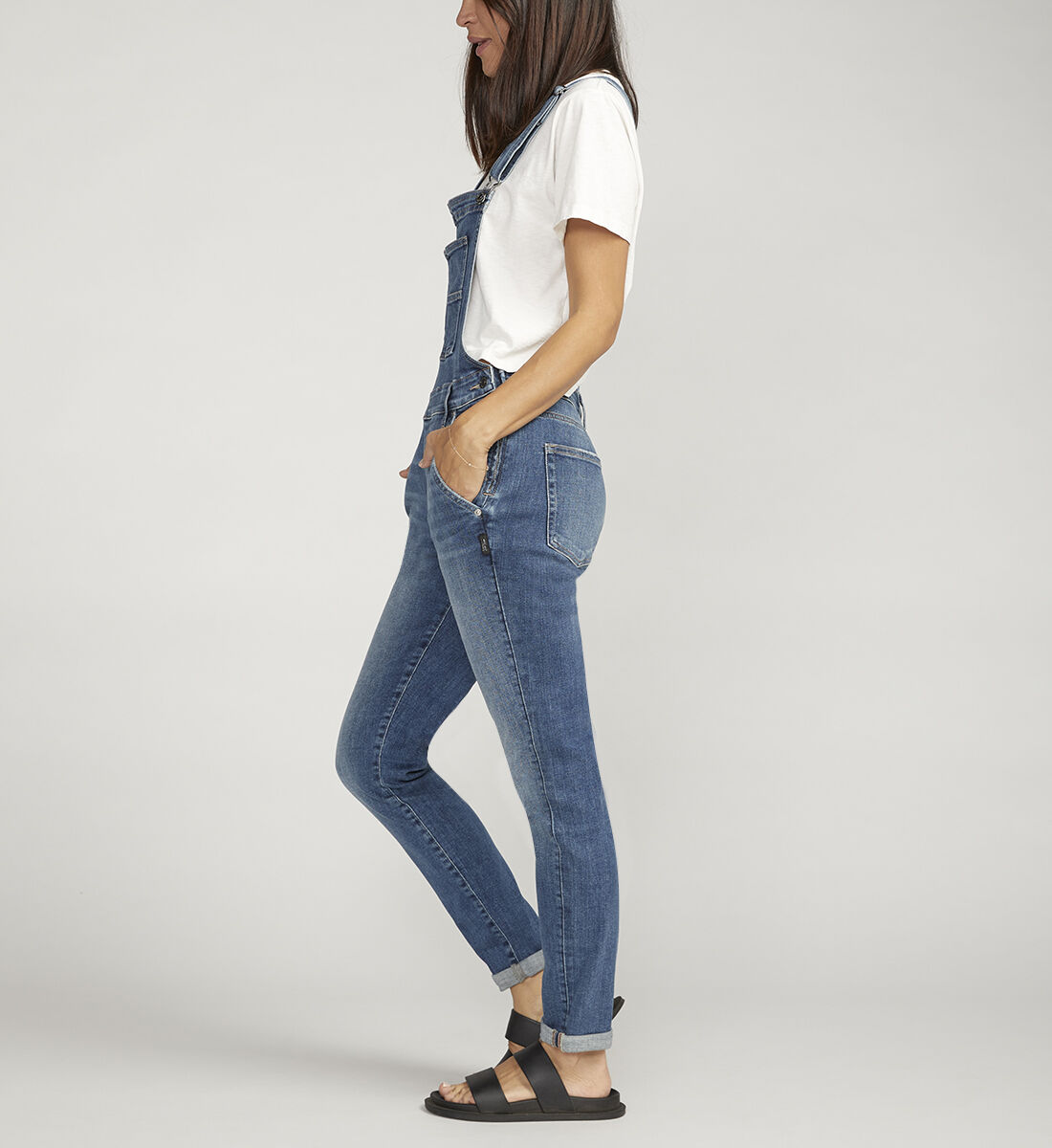 Silver jeans overalls discount