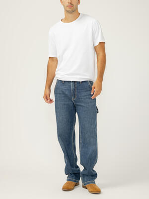 Big Guy Baggy Straight Leg Utility Jeans