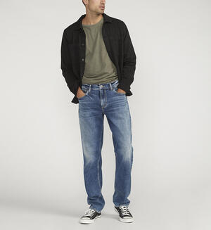 Eddie Athletic Fit Tapered Leg Jeans