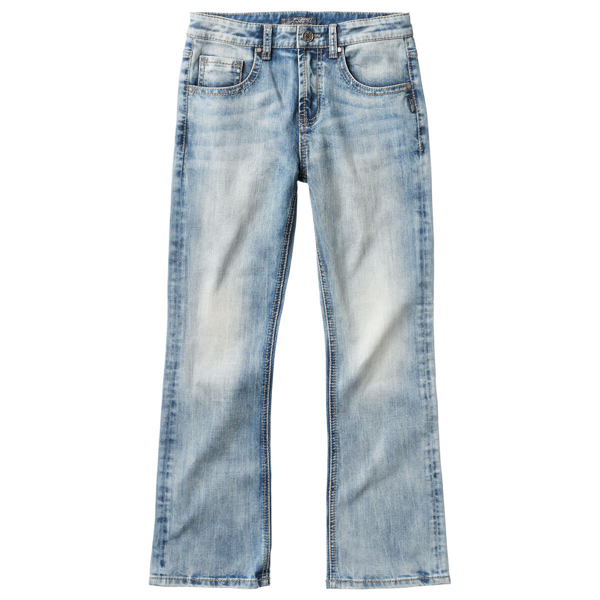 Zane Bootcut Jeans in Medium Wash (4-7), , hi-res image number 0