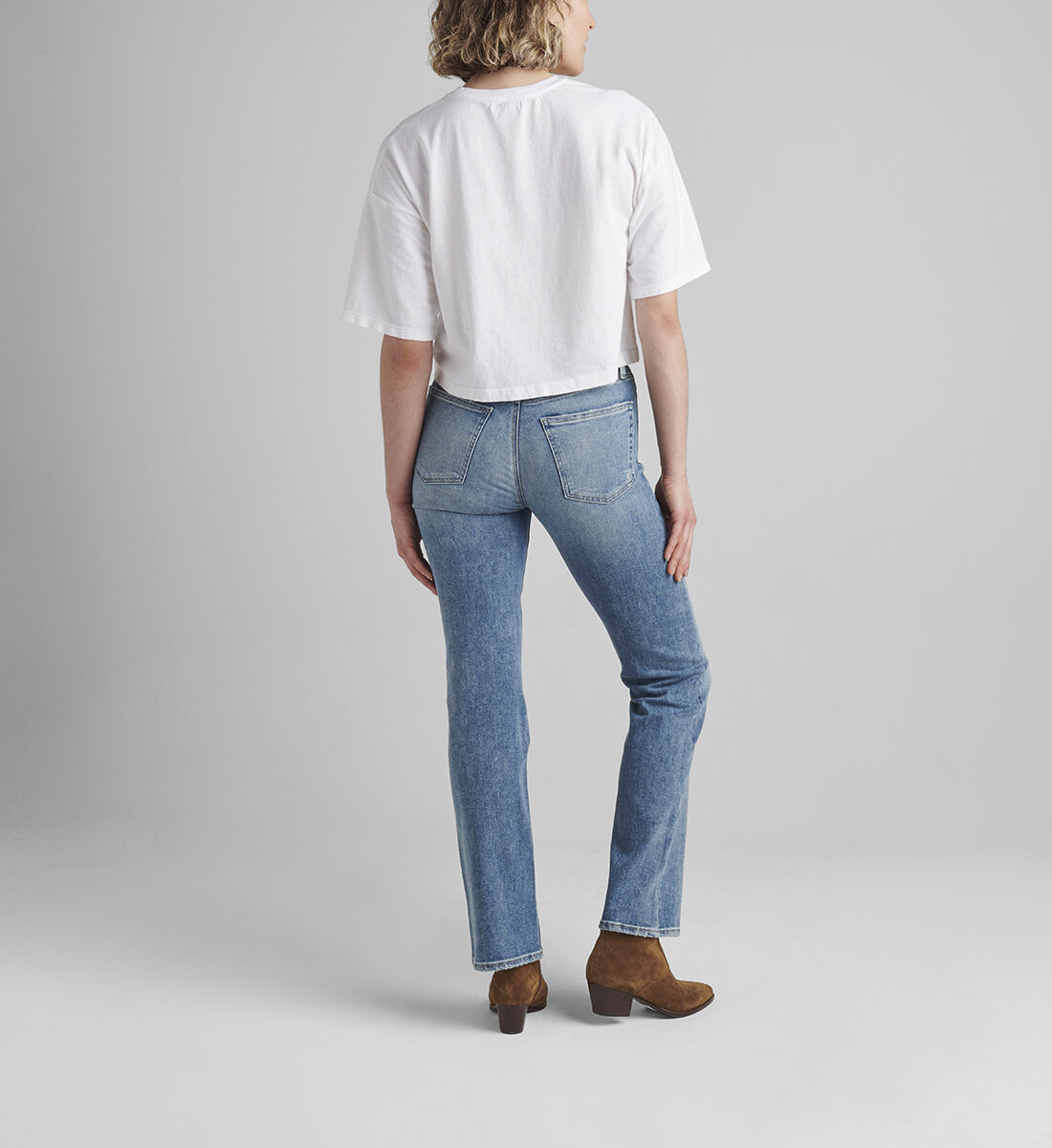 Vintage High Rise Bootcut Jeans Back