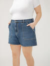 High Rise Utility Shorts Plus Size, , hi-res image number 4