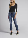 Boyfriend Mid Rise Slim Leg Jeans image number 0