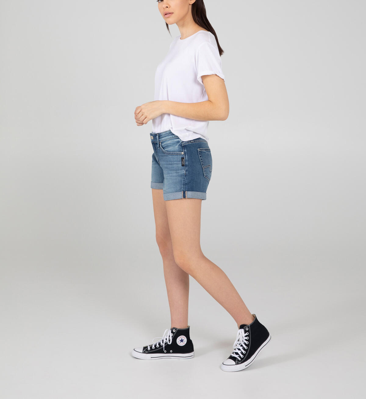 Boyfriend Mid Rise Short, , hi-res image number 2