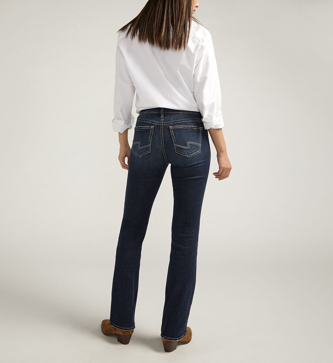 Slim bootcut stretch jeans on sale