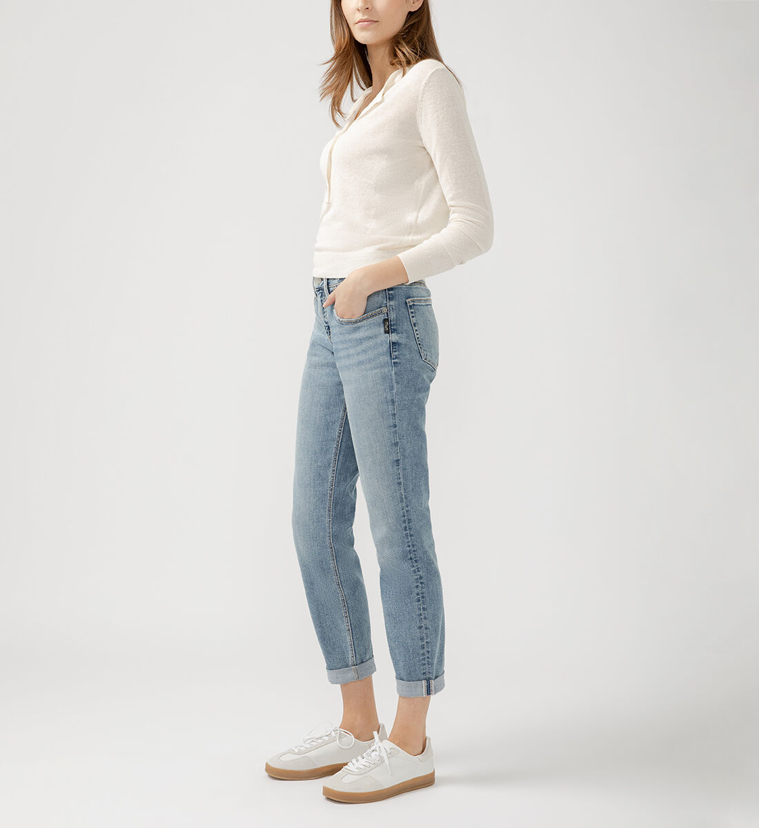 【国内正規総代理店アイテム】 Buy Boyfriend Mid Rise Slim Leg Luxe Stretch Jeans for USD シャンプー