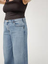 Highly Desirable High Rise Ultra Wide Leg Jeans Plus Size, , hi-res image number 5