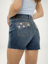 Avery High Rise Americana Luxe Stretch Shorts image number 3