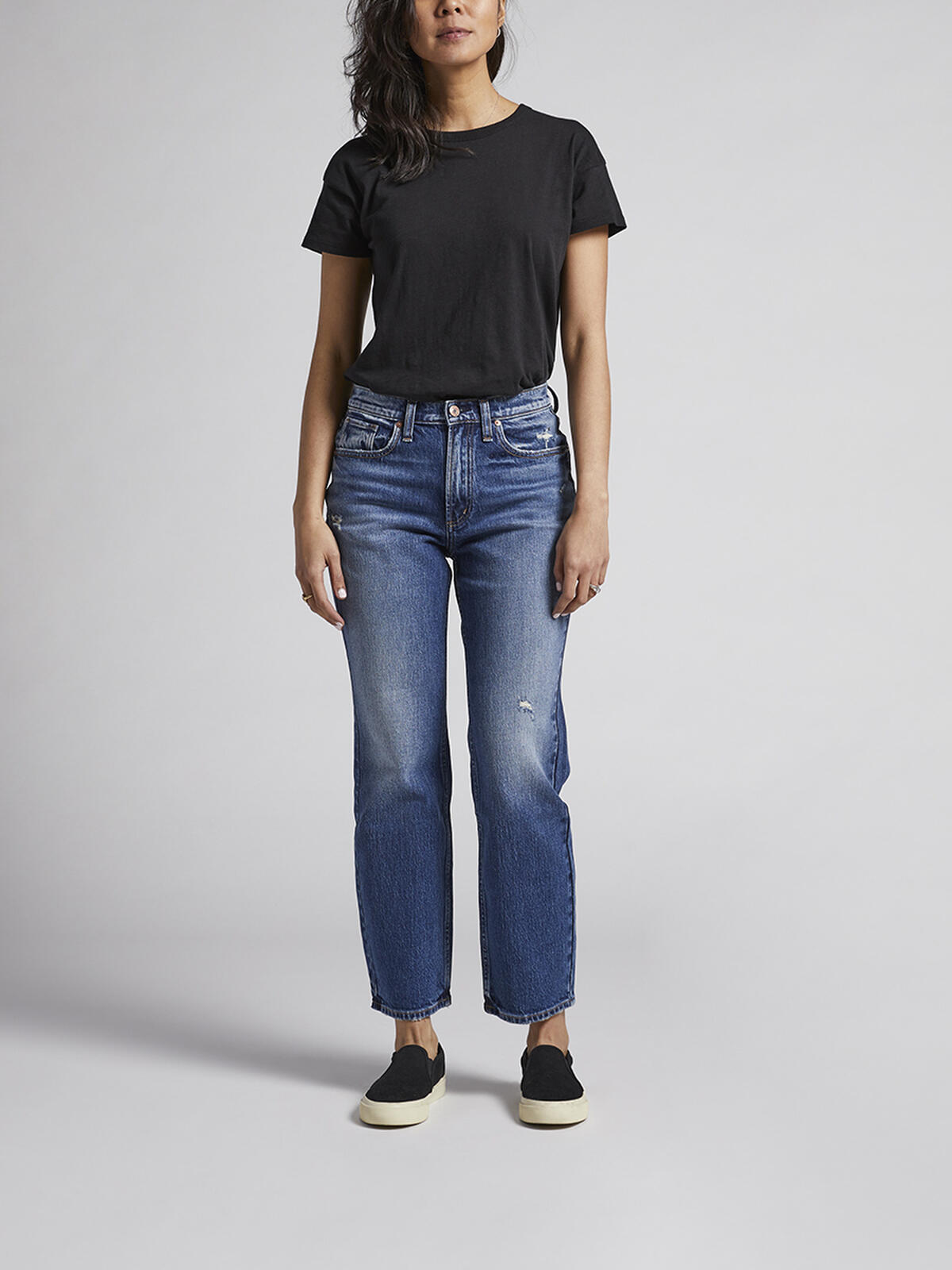 Frisco High Rise Straight Leg Jeans image number 0