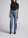 Highly Desirable High Rise Trouser Leg Jeans image number 0