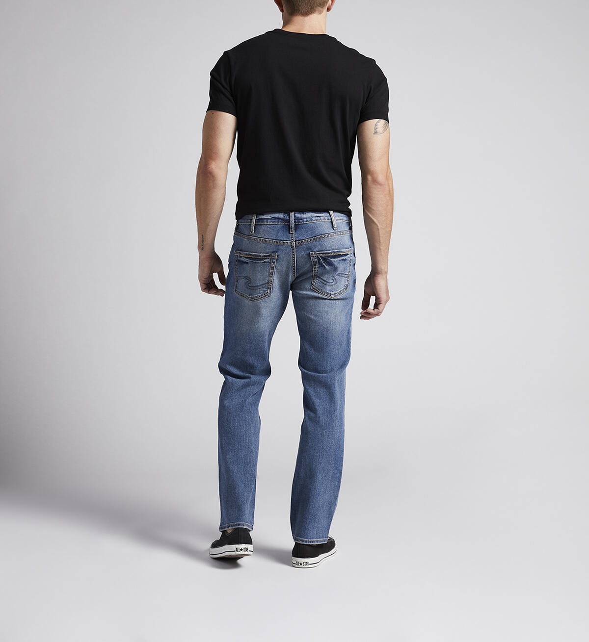 Allan Slim Fit Straight Leg Jeans, Indigo, hi-res image number 1