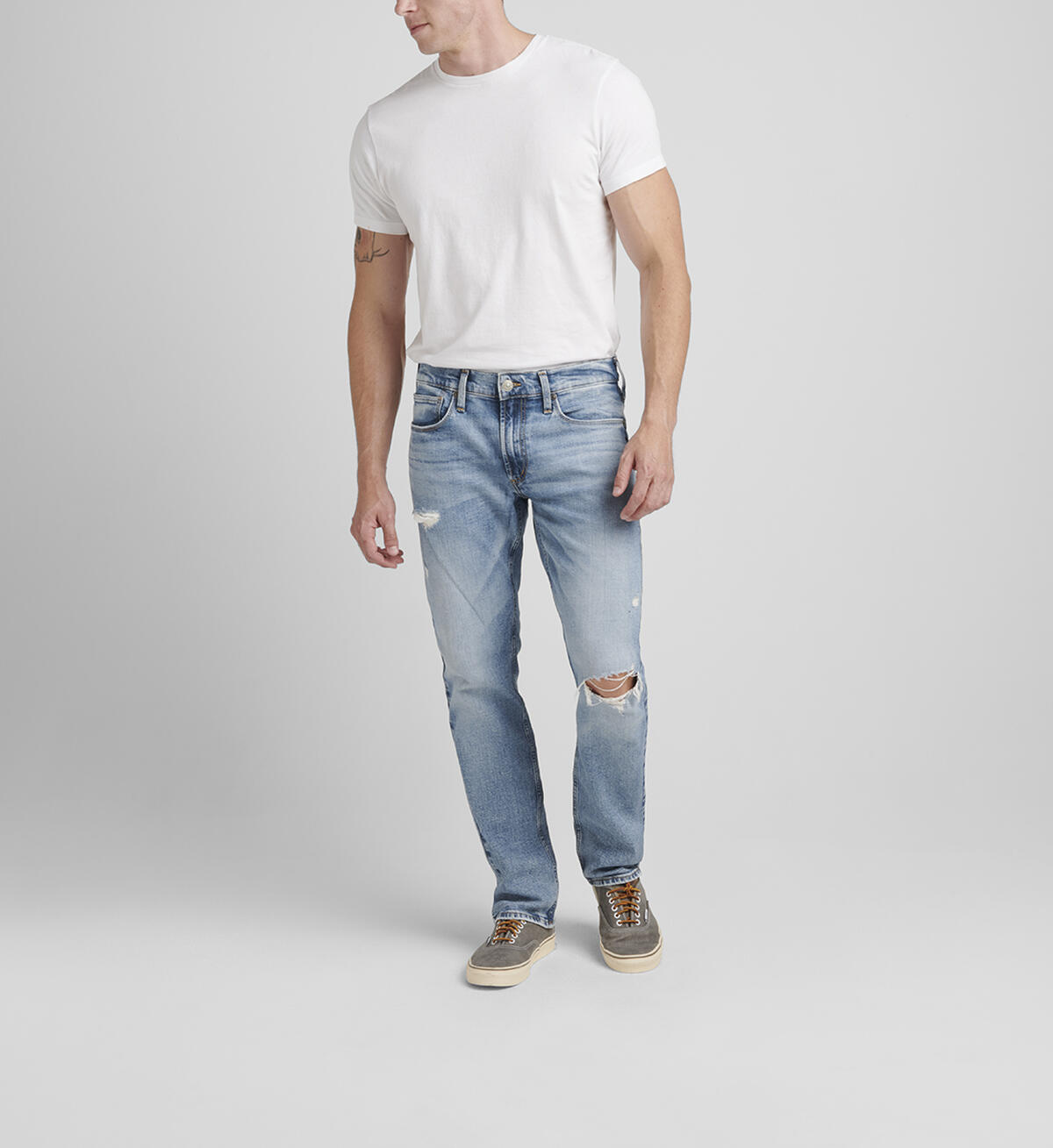 Allan Classic Fit Straight Leg Jeans, , hi-res image number 0