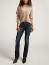 Suki Curvy Mid-Rise Slim Bootcut Jeans, , hi-res image number 0