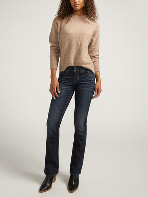Suki Mid Rise Slim Bootcut Jeans