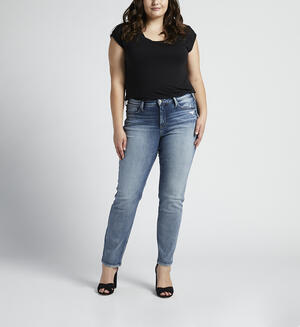 Most Wanted Mid Rise Straight Leg Jeans Plus Size