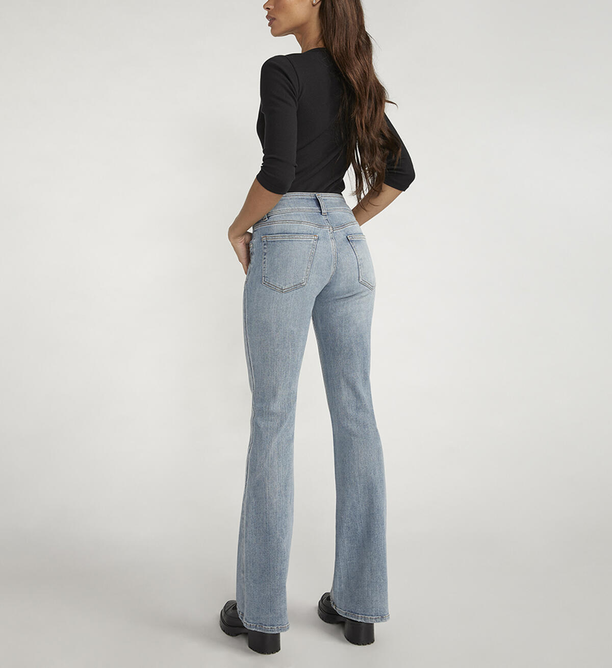 Be Low Low Rise Flare Jeans, Indigo, hi-res image number 1