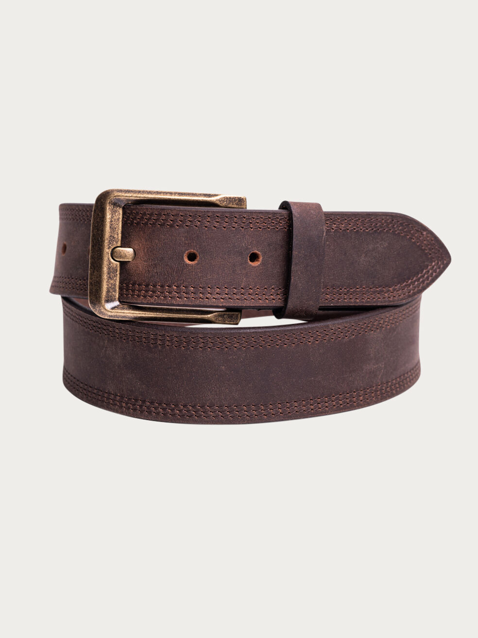 Buy Men's 40MM Genuine Crazy Horse Leather Belt for USD 55.00