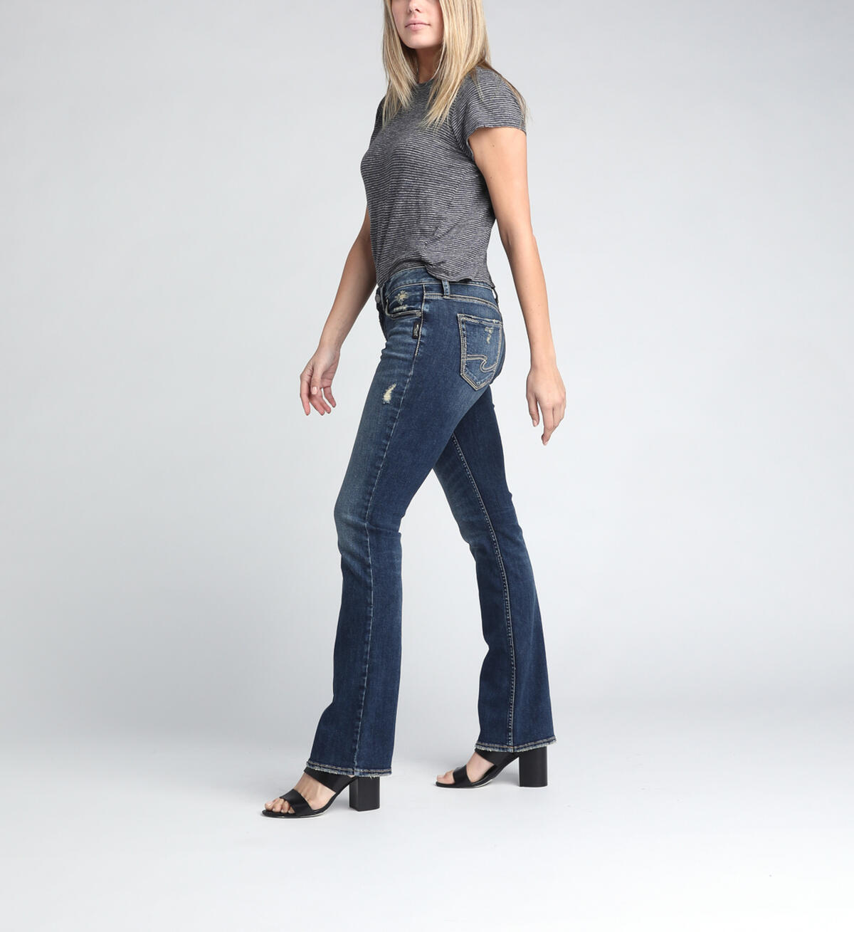 Suki Mid Rise Slim Bootcut Jeans, , hi-res image number 2