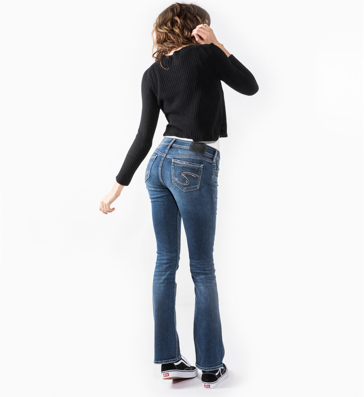 Elyse Slim Boot Dark Wash, , hi-res image number 1