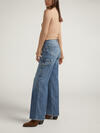High Rise Wide Leg Cargo Jeans, , hi-res image number 2