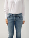 Boyfriend Mid Rise Slim Leg Jeans image number 3