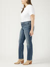Elyse Mid Rise Straight Leg Jeans Plus Size image number 2