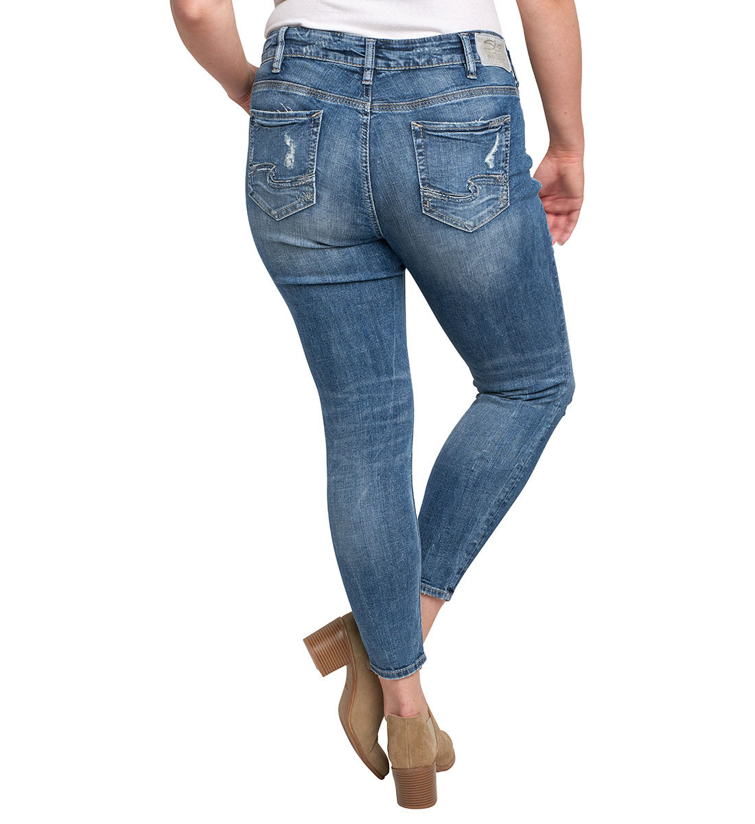 Silver jeans suki ankle sales skinny