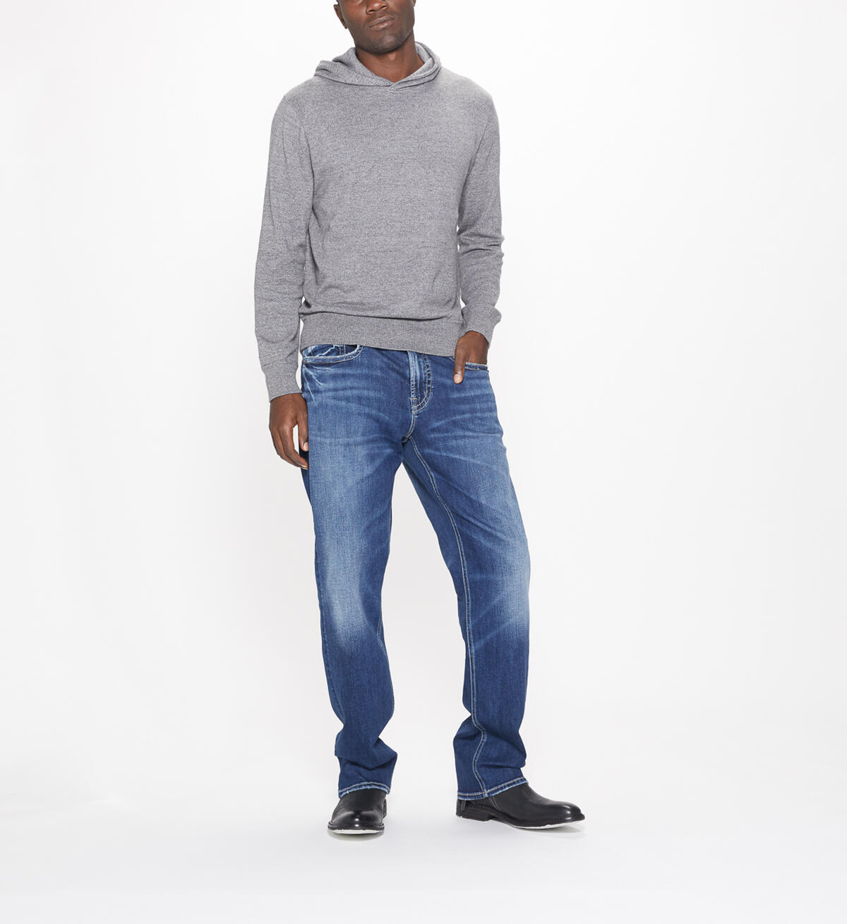 Grayson Straight Mens Dark Wash, , hi-res image number 3