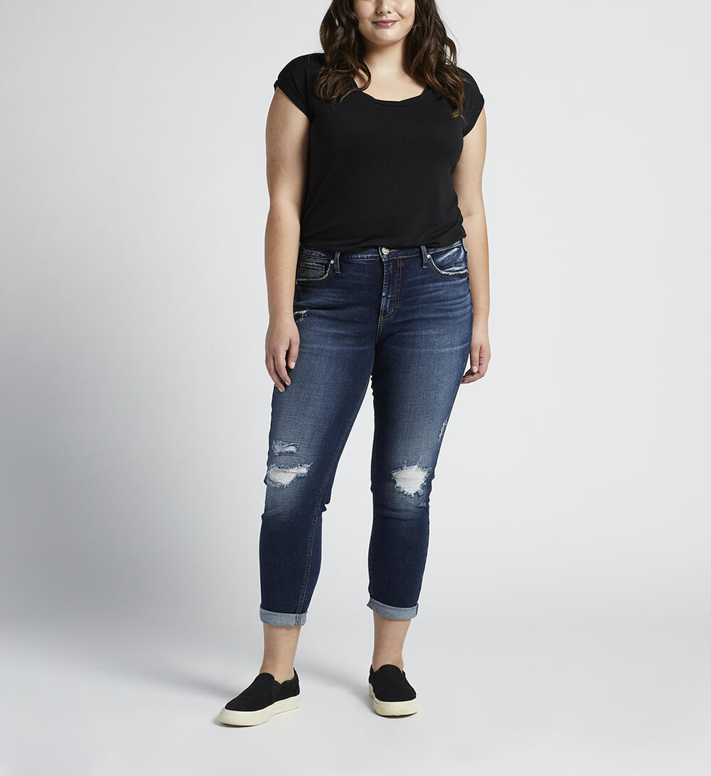 Suki Mid Rise Skinny Jeans Plus Size, , hi-res image number 0
