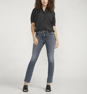 Most Wanted Mid Rise Straight Leg Jeans