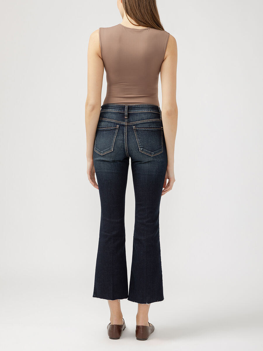 Buy Suki Mid Rise Kick Flare Luxe Stretch Jeans for USD 50.00