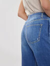 Printed Wide Leg Jeans image number 4