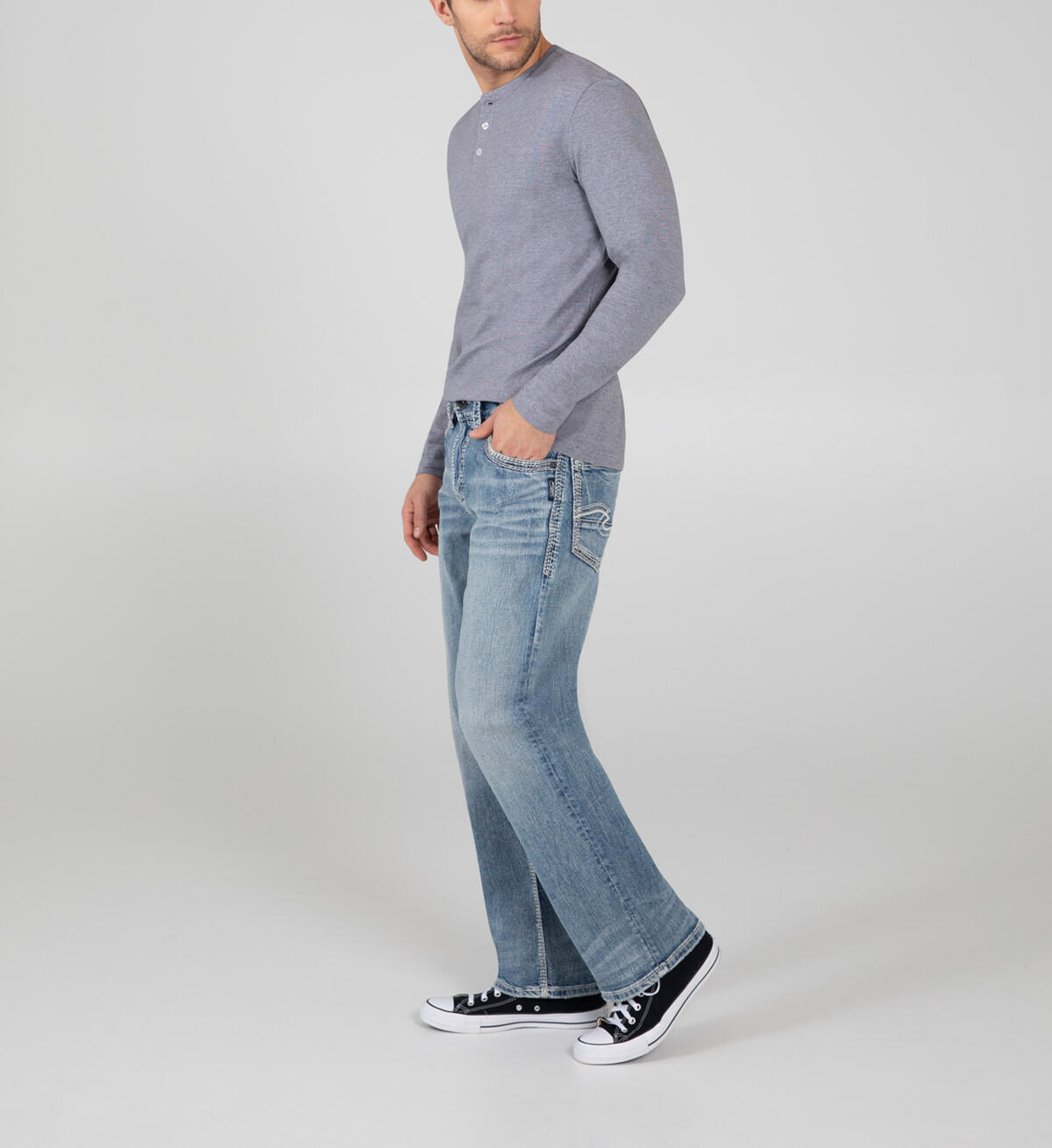 Gordie Loose Fit Straight Leg Jeans, , hi-res image number 2