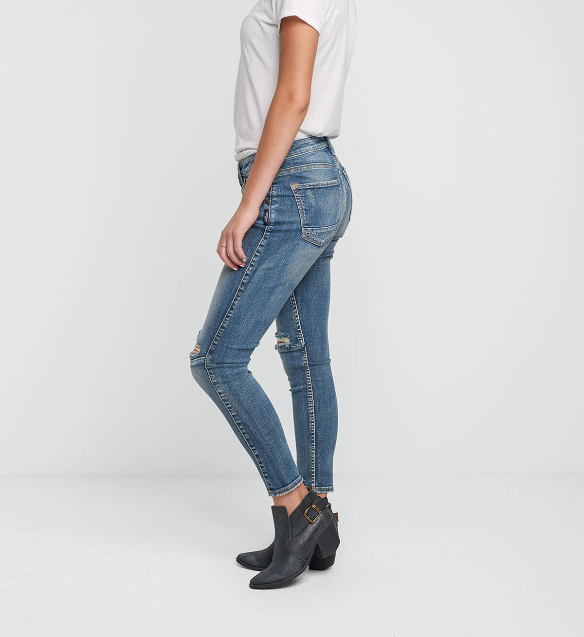 Slouchy Ankle Skinny Medium Wash, , hi-res image number 2