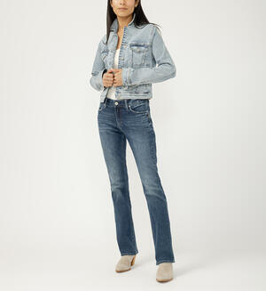 Elyse Mid Rise Slim Bootcut Jeans