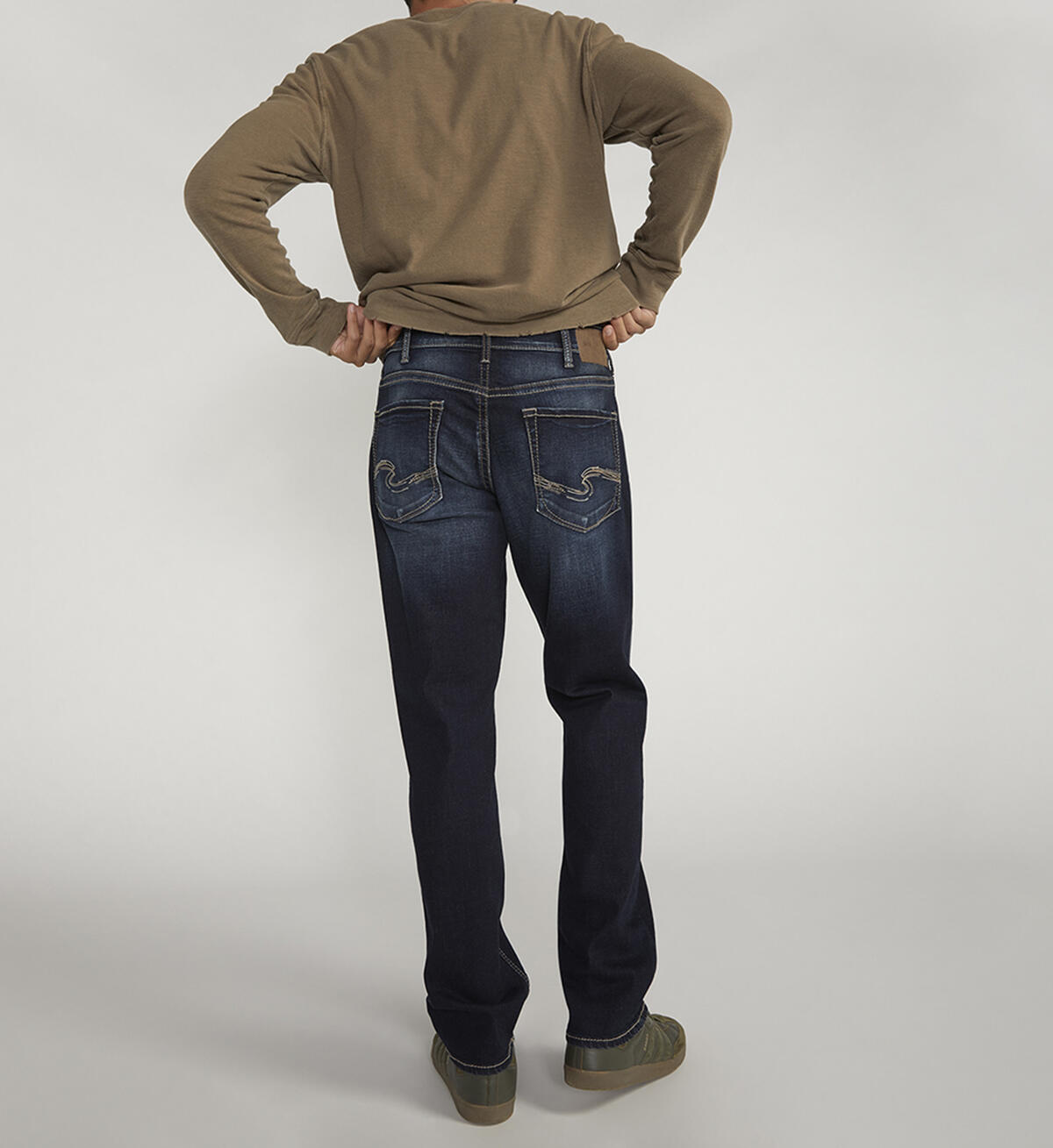 Hunter Relaxed Athletic Fit Straight Leg Jeans, Indigo, hi-res image number 2