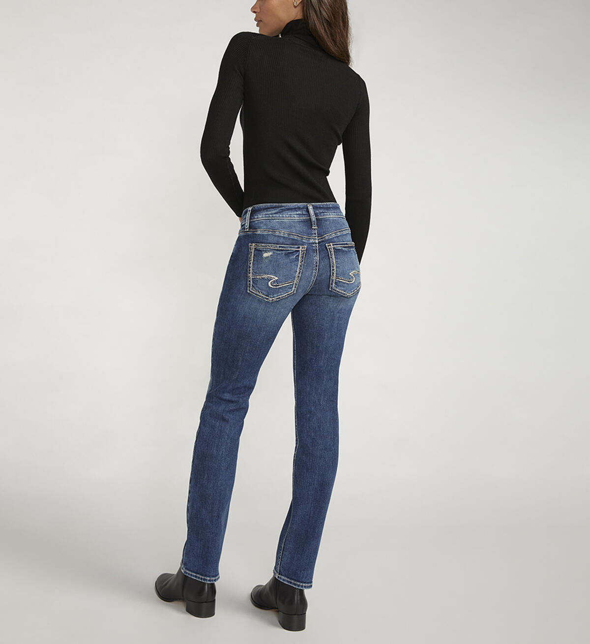 Buy Britt Low Rise Straight Leg Jeans for USD 94.00 | Silver Jeans US New