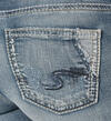 Aiko Kick Crop Medium Wash, , hi-res image number 3