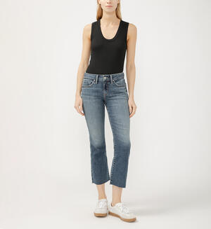 Suki Mid Rise Kick Flare Luxe Stretch Americana Jeans