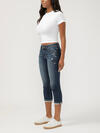 Elyse Mid Rise Americana Capri image number 2