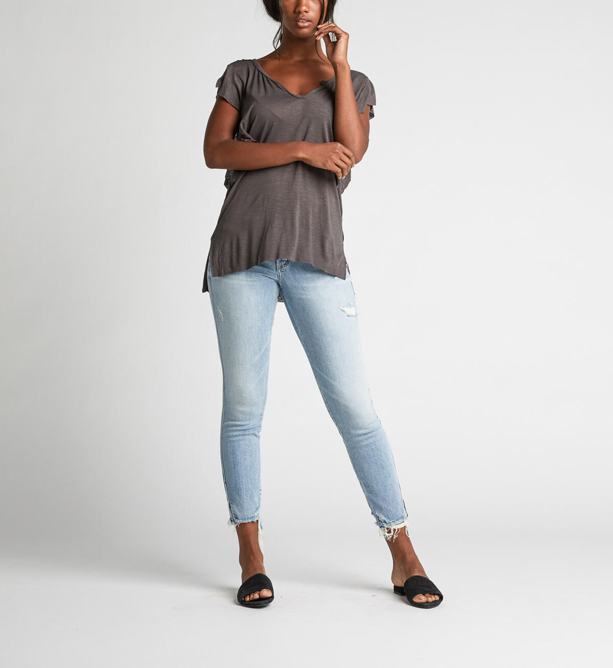 Athena Ruffle-Sleeve Tee, , hi-res image number 1