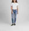 Boyfriend Mid Rise Slim Leg Jeans, , hi-res image number 0