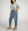 Denim High Rise Cargo Pants, , hi-res image number 2