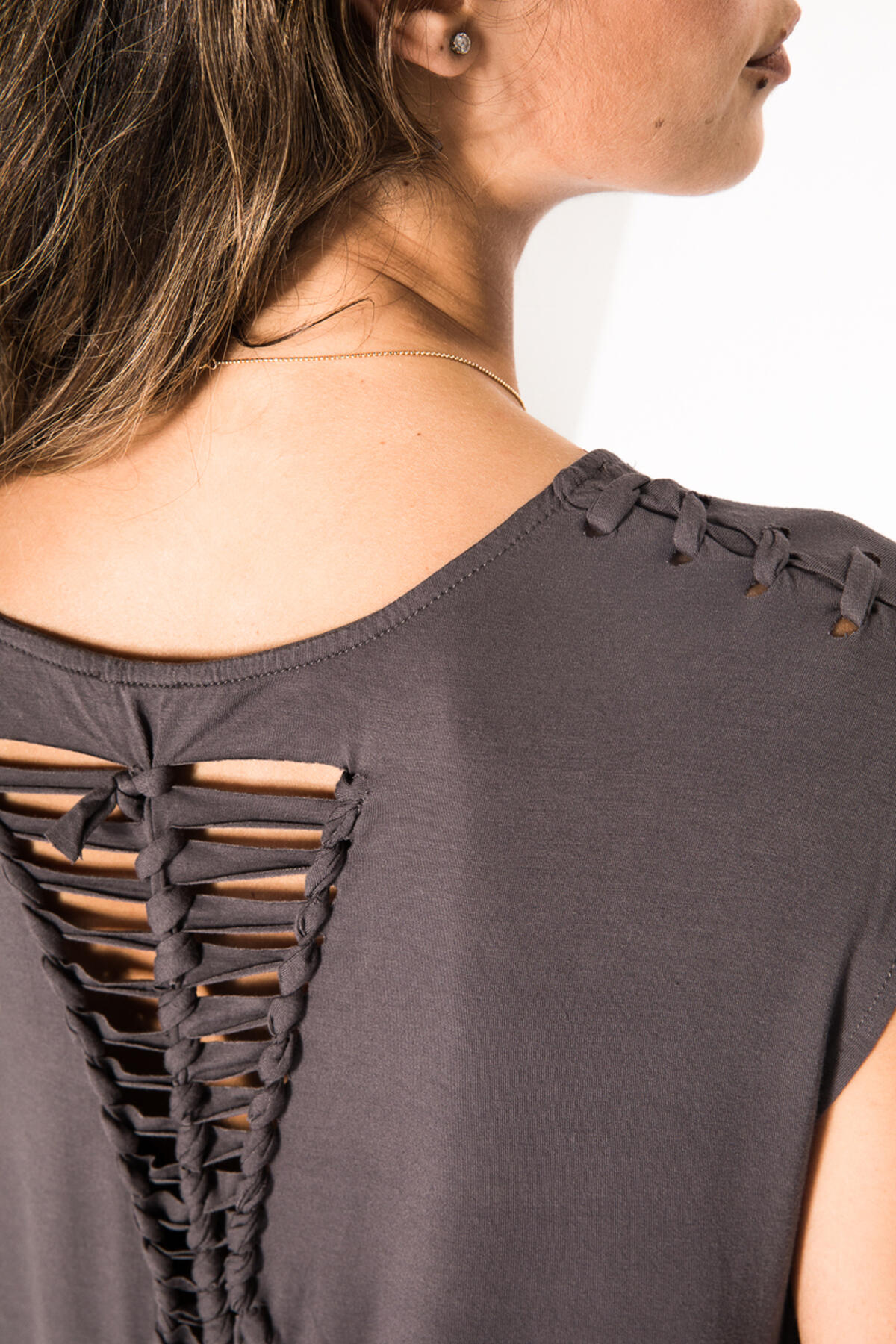 Knotted Sleevless Open Sides, , hi-res image number 4