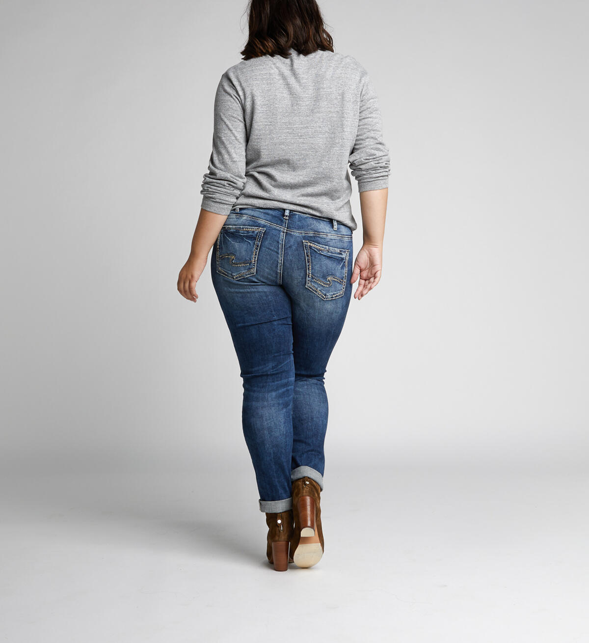 Mid-Rise Boyfriend Jeans, , hi-res image number 1