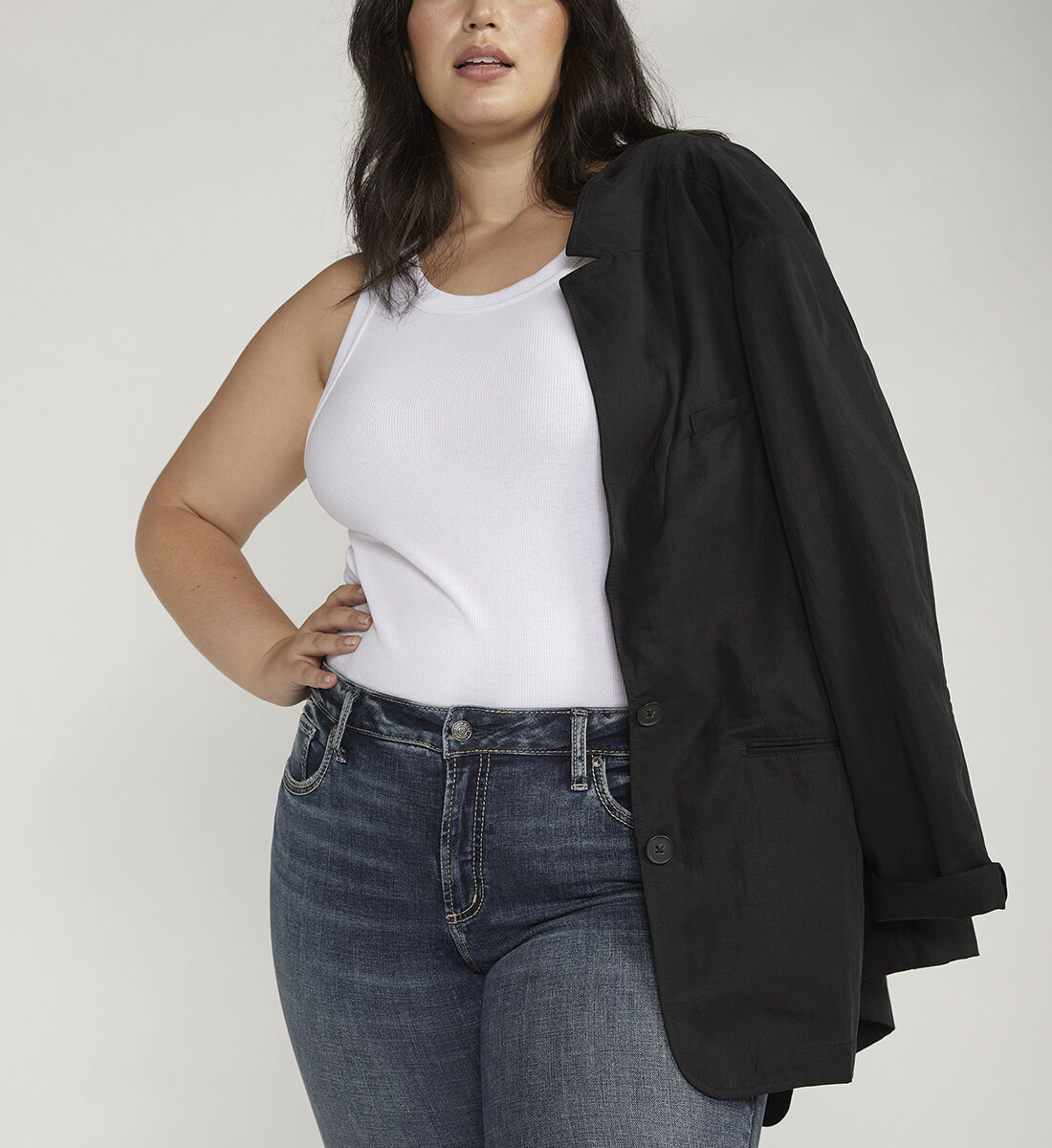 Love indigo jeans plus size cheap